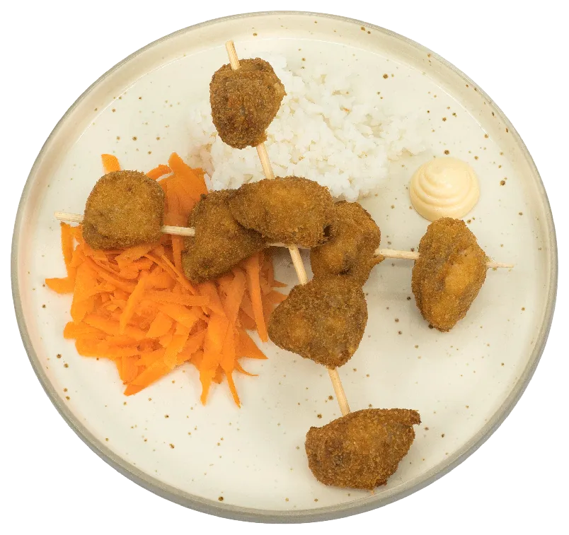 Brochetas de pollo